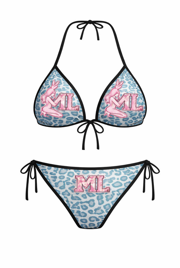 ML Blue Ice Bunny Bikini
